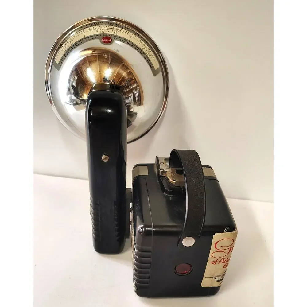 Vintage Kodak Brownie Hawkeye Flash Model Camera 1950s MCM Photography Decor